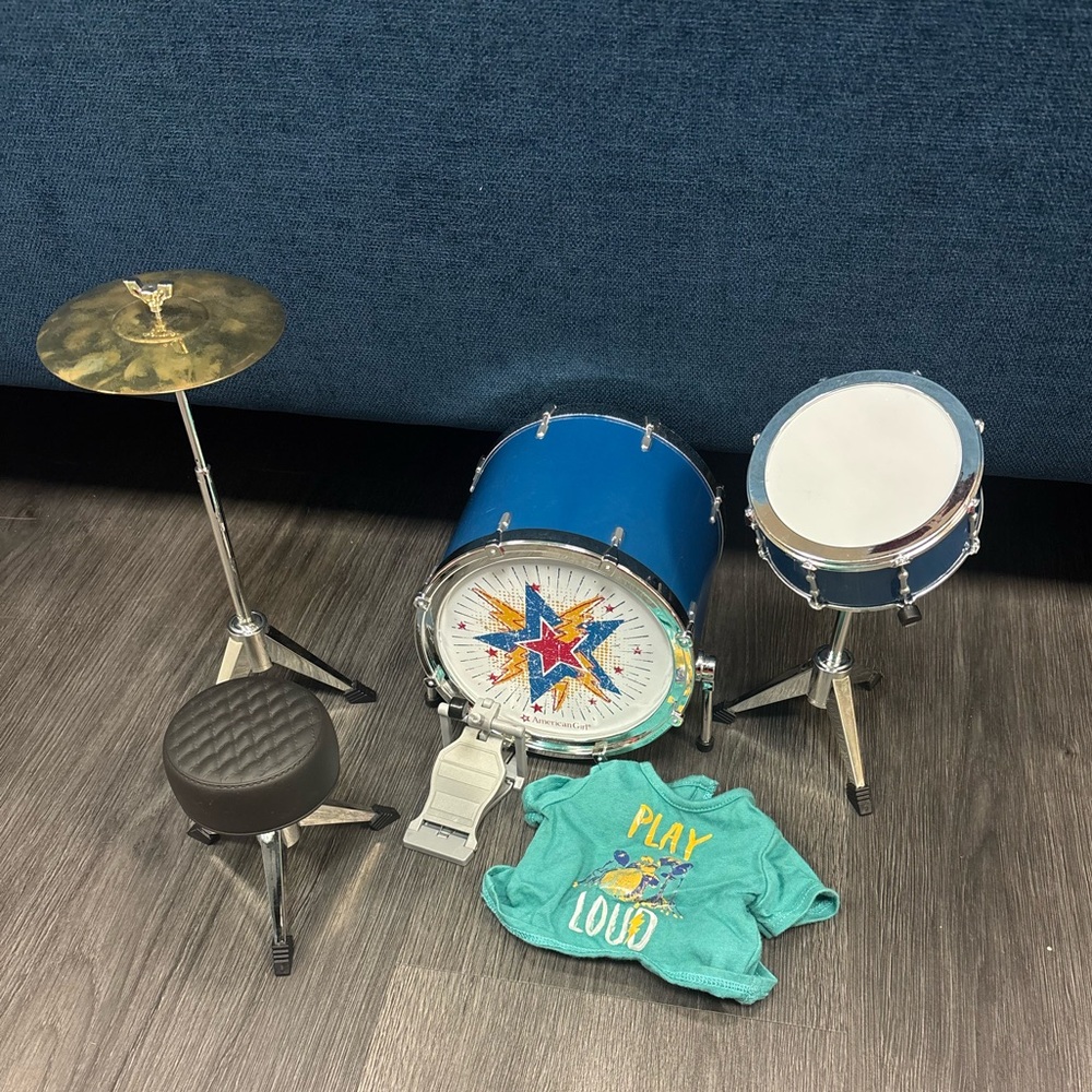 American Girl Doll Drumset